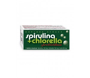 NATURVITA Spirulina + Chlorella + prebiotikum 90tablet